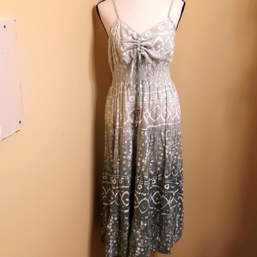 Pretty Angel Elegant Gray Midi Dress